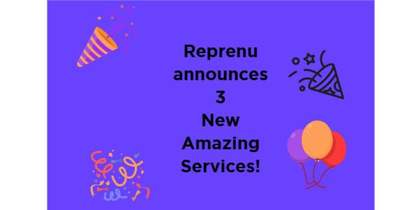 reprenu adds 3 new amazing services